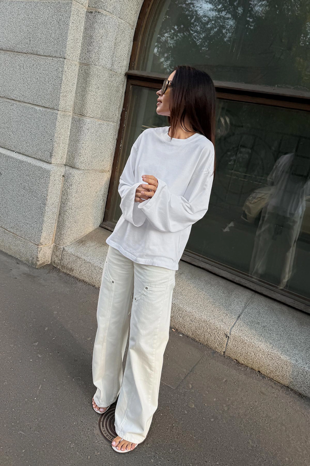 Loose-Fit Long-Sleeve T-Shirt
