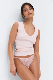 3-Pack Lace Thong