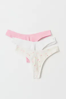 3-Pack Cotton Thong