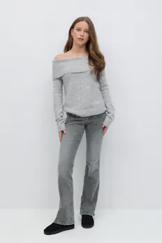 Scandi Low Waist Bootcut Jeans