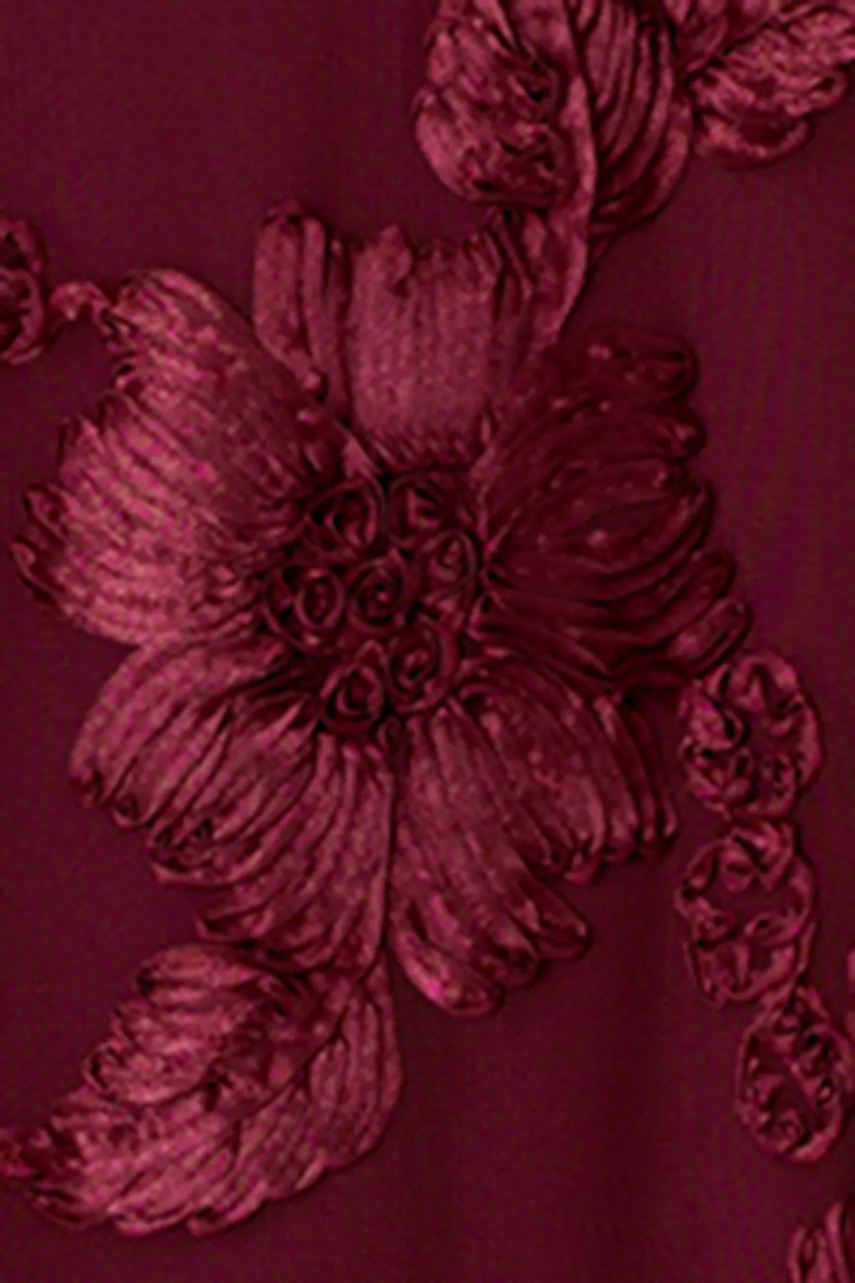 Embroidery dress - Red - Women - Gina Tricot