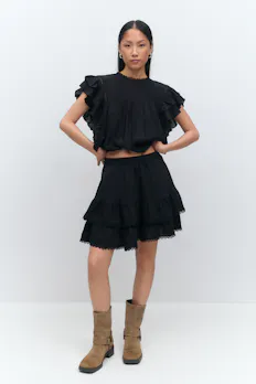 Boho Mini Skirt