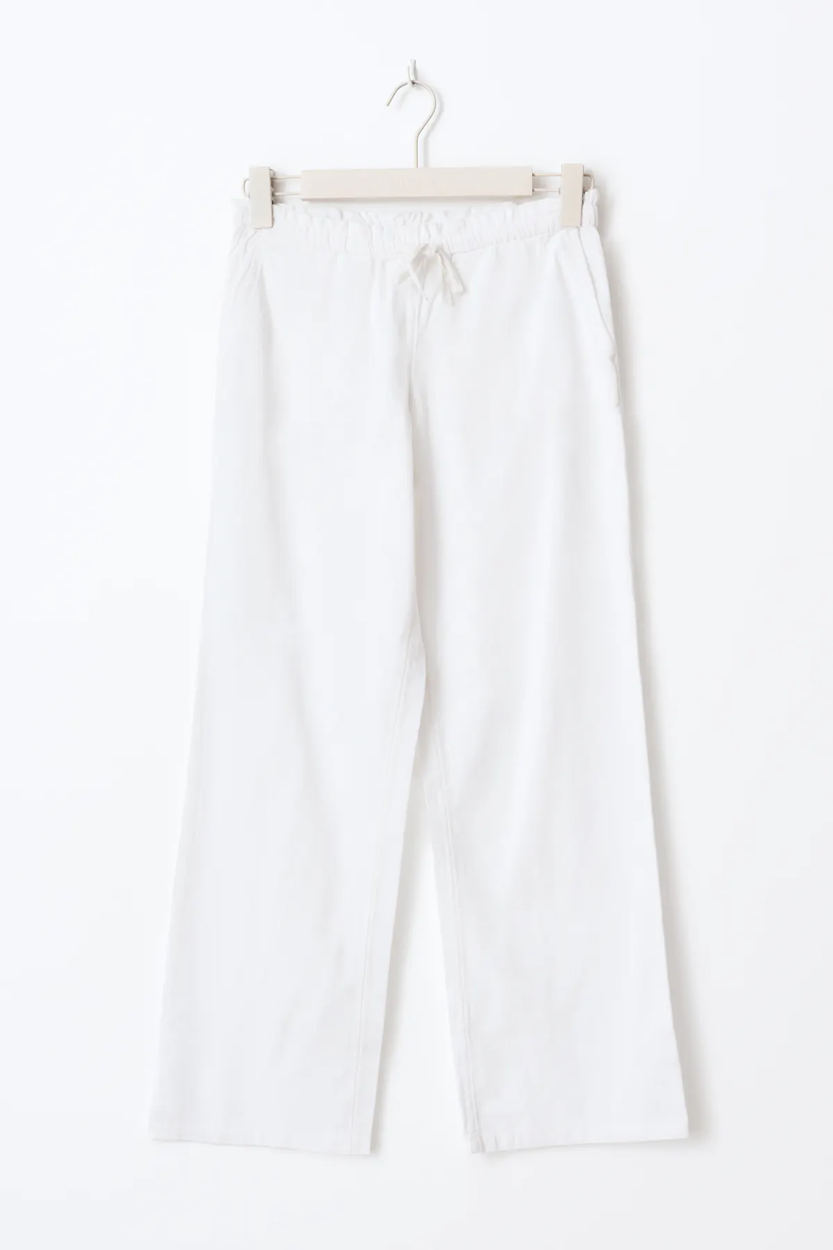 Y linen blend tall trousers — byxor med fickor från Gina Tricot