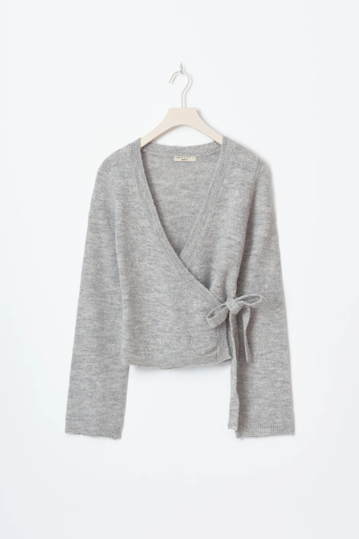 Wrap Front Knitted Cardigan