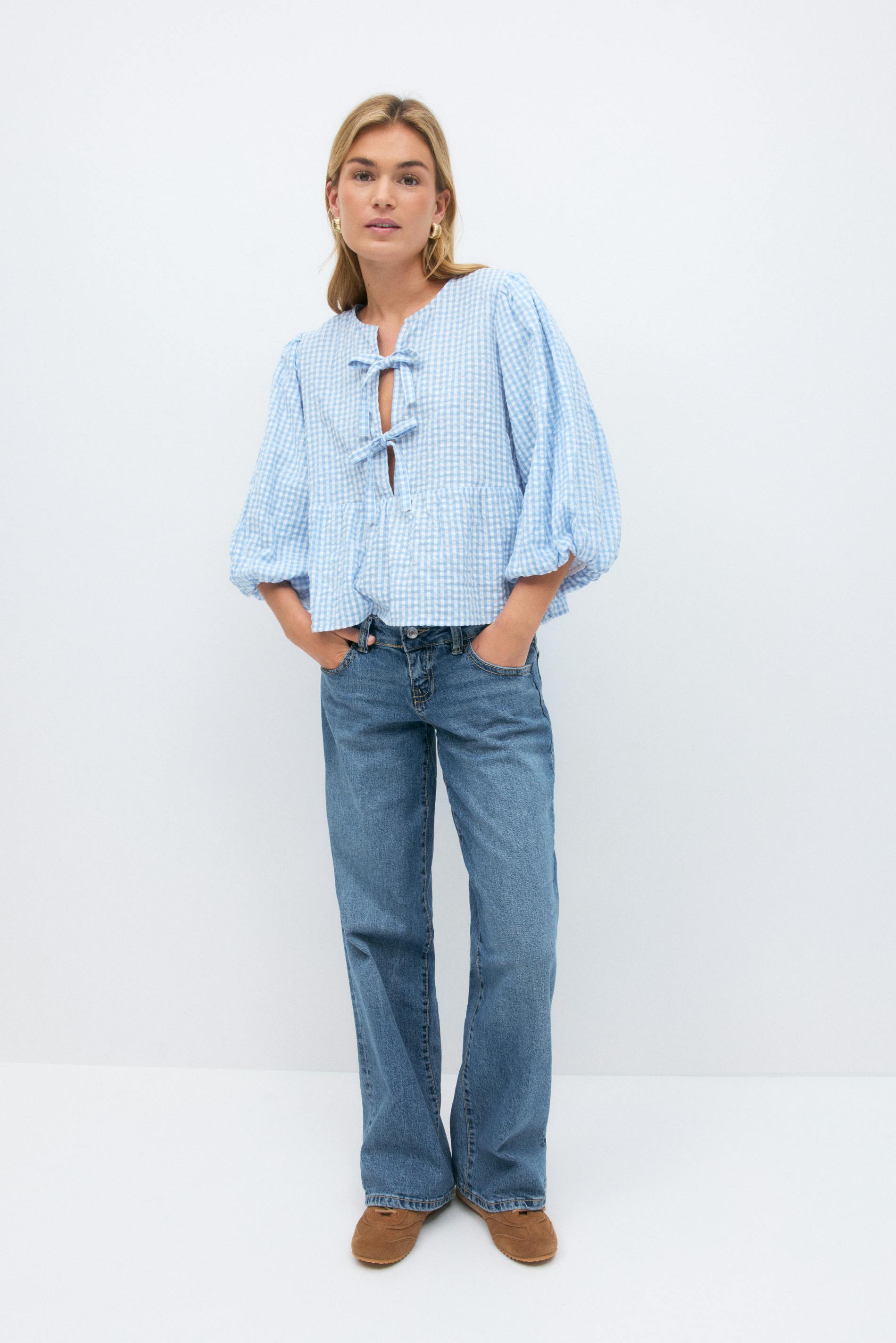 Läs mer om Gingham blouse