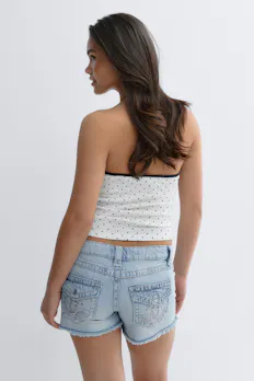 Y Chunky Embroidery Shorts
