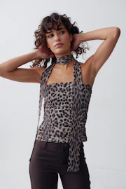 Tube scarf top