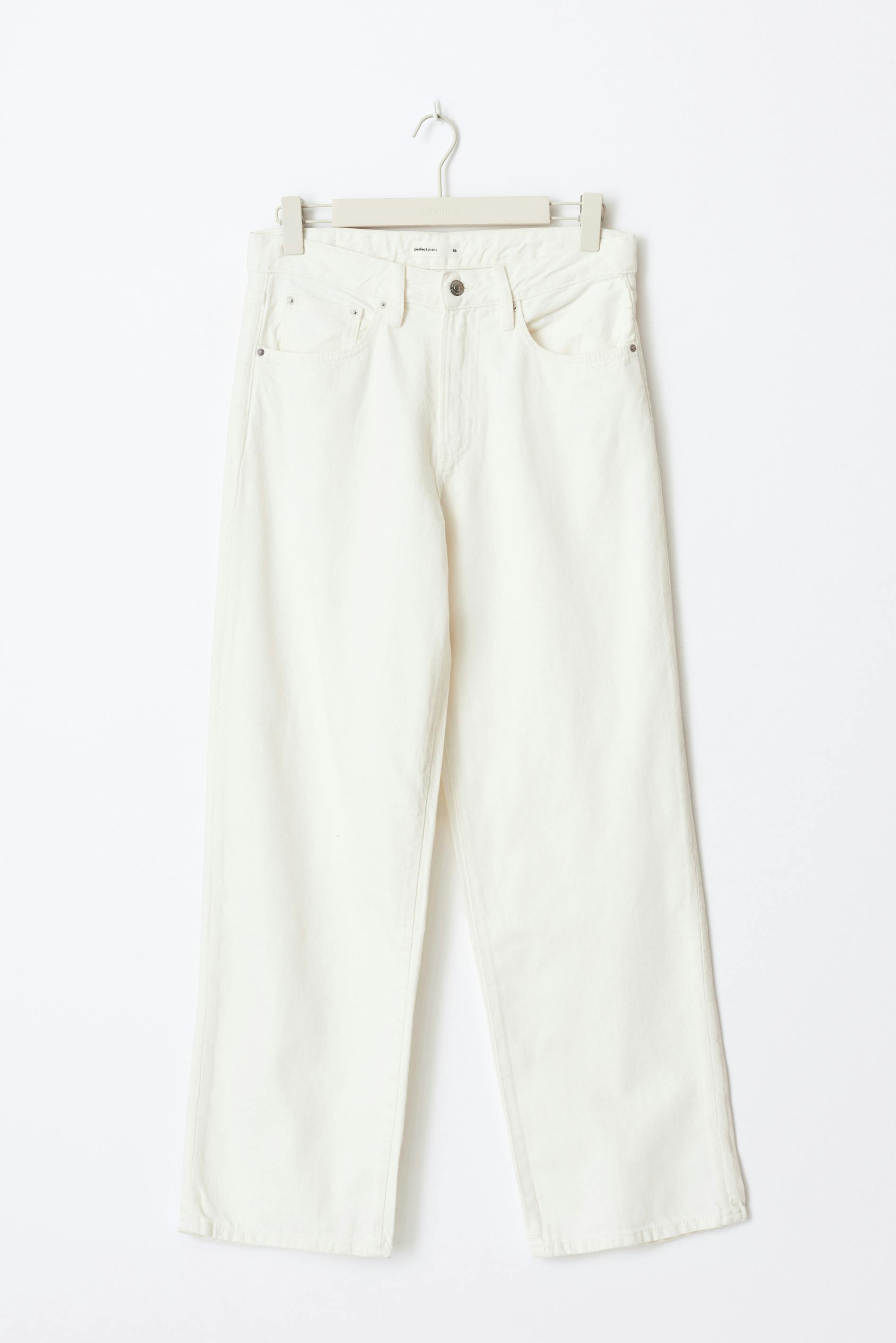 Baggy jeans White Women Gina Tricot