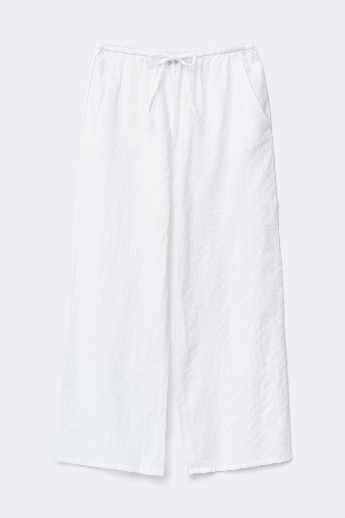 Gina Tricot Broderie anglaise trousers byxor dam