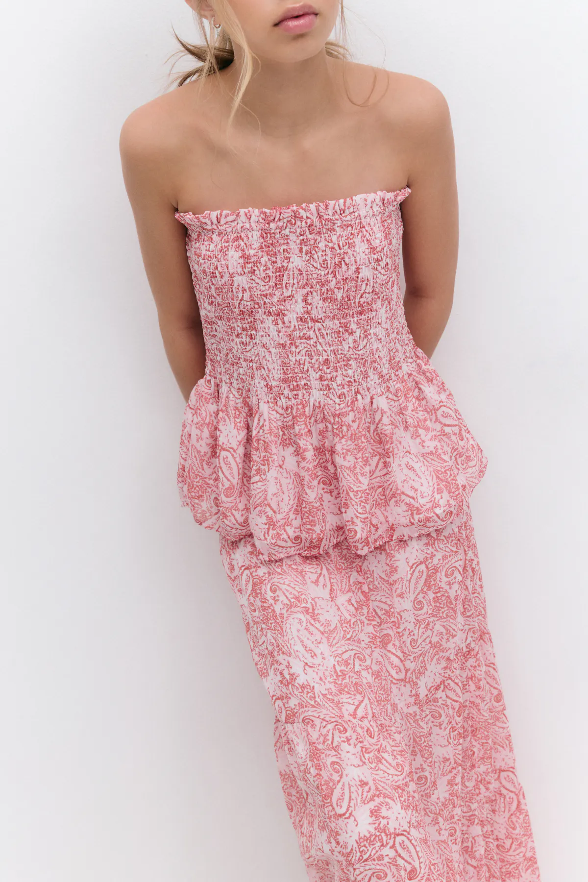 Y one layer multi top - Pink - Gina Tricot