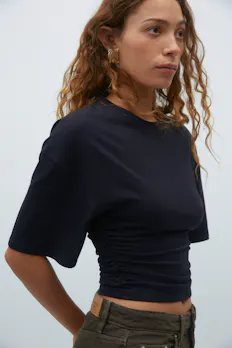 Soft Touch Ruched Tee