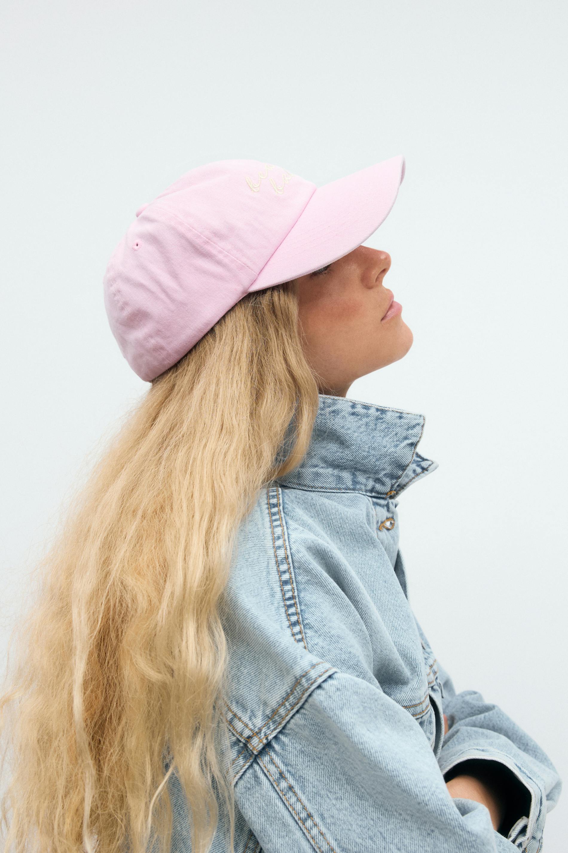 Gina Tricot - Washed cotton cap - caps - Rosa - ONESIZE - Dame