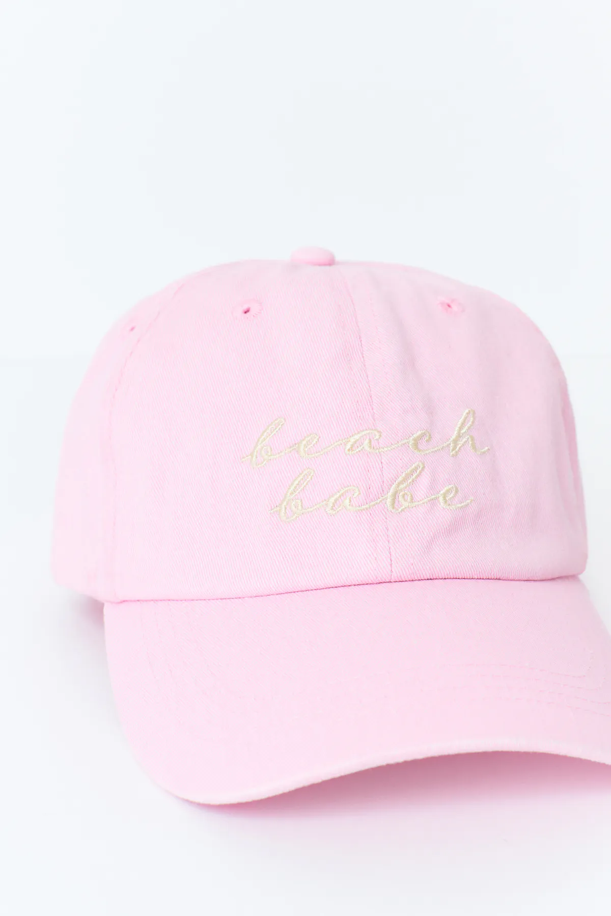 Washed cotton cap - Rosa - Dam - Gina Tricot