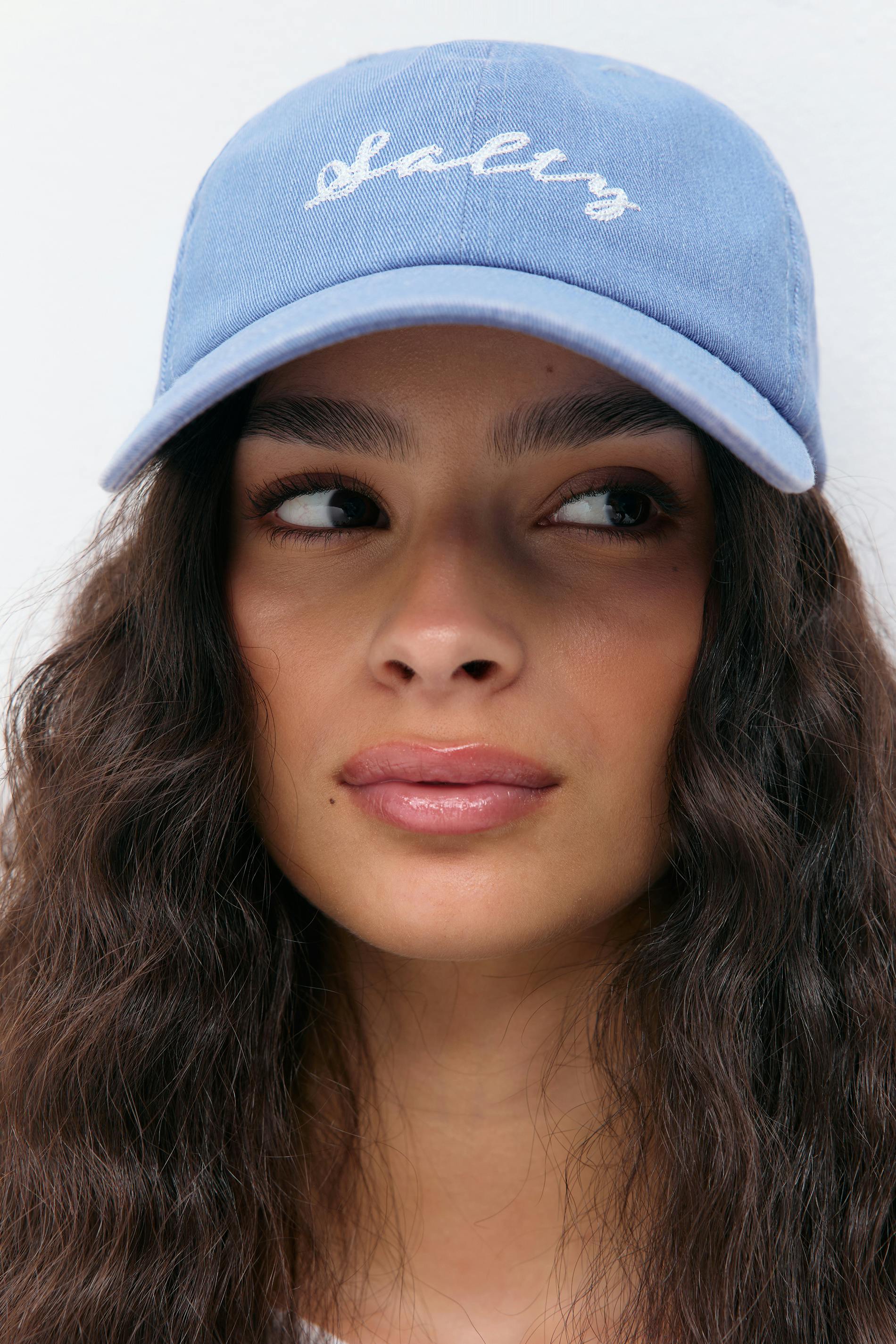 Gina Tricot - Washed cotton cap - caps - Blå - ONESIZE - Dame