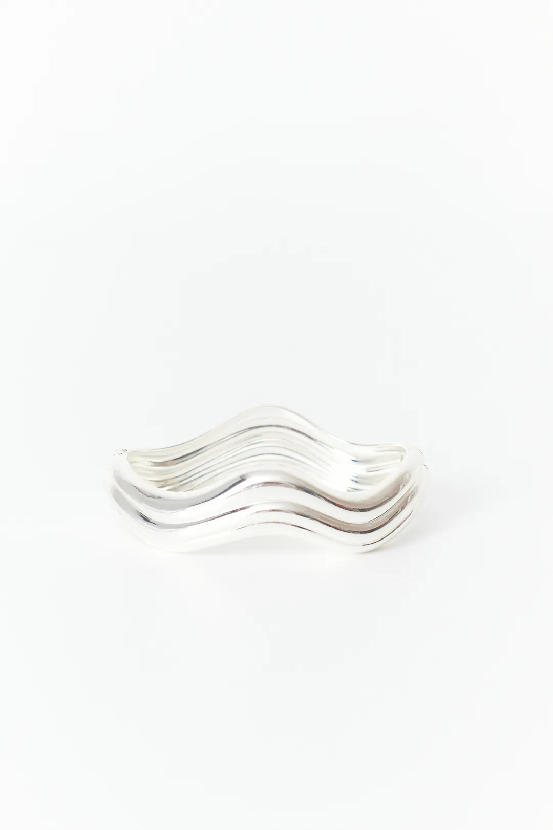 Gina Tricot - Wave bracelet - Armbånd - Sølv - ONESIZE - Dame