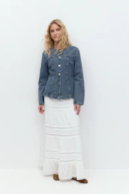 Broderie Maxi Skirt