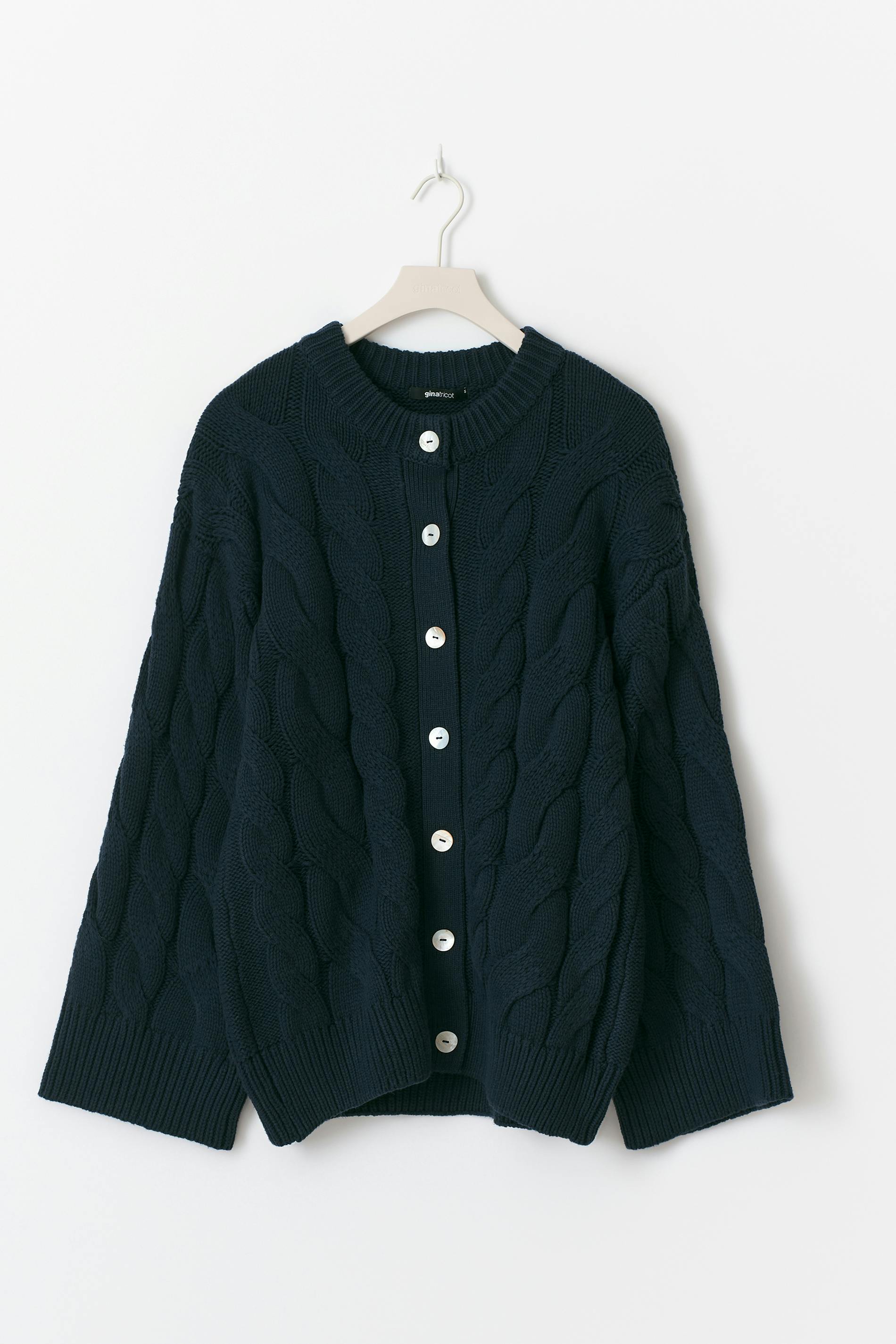 トップス COACH cableknit cardigun db COACH cable-knit cardigan db - Cardigan