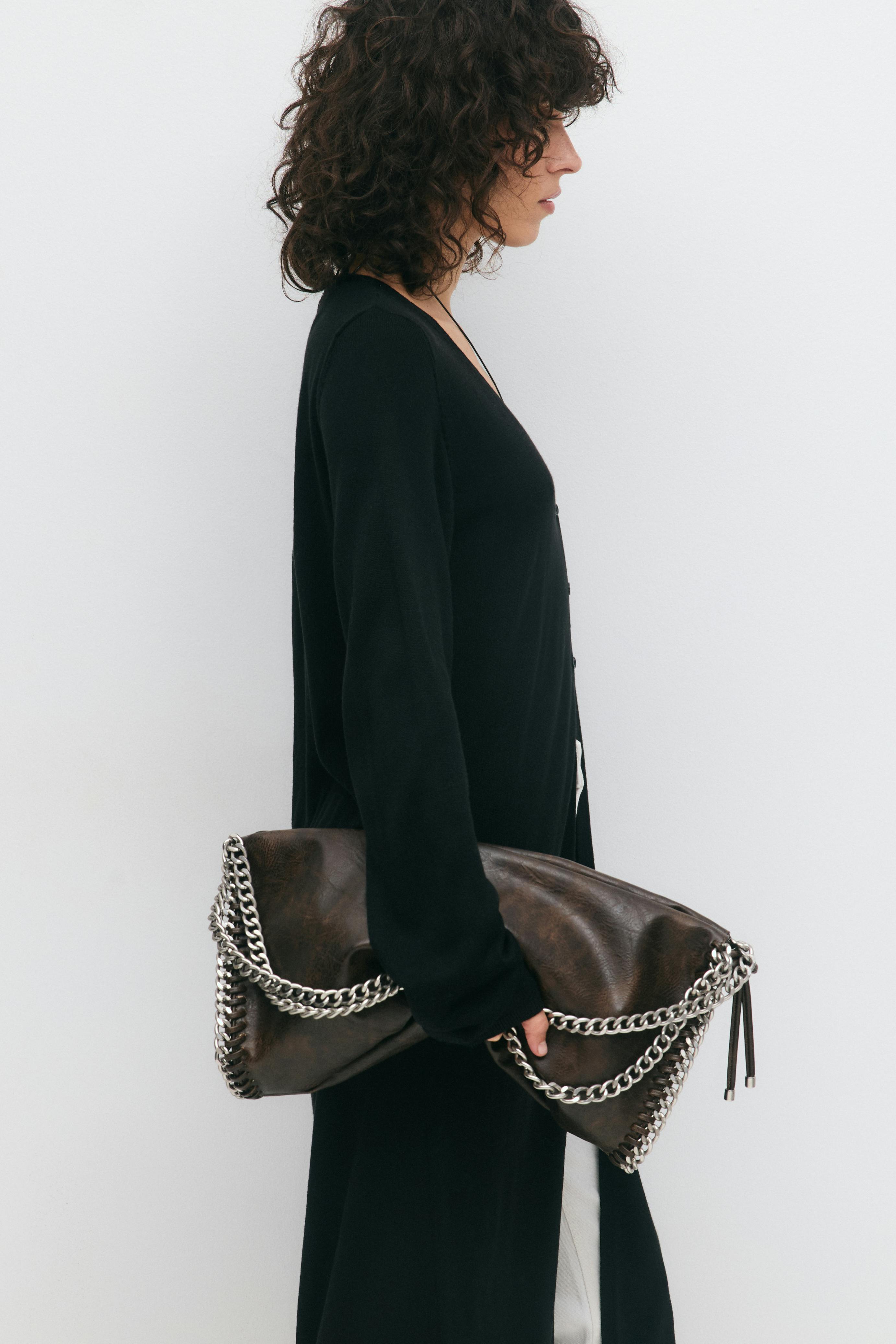 Gina Tricot - Chain bag - Skuldervesker - Brun - ONESIZE - Dame