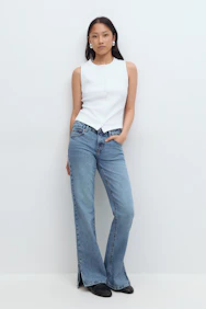 Slit Jeans
