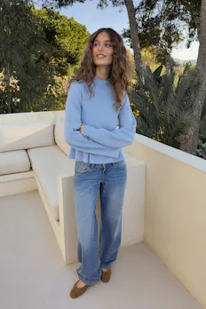 Ultra Low Wide Jeans