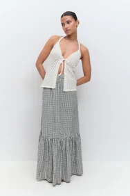 Gingham Skirt