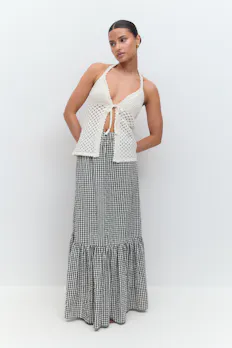 Gingham Skirt