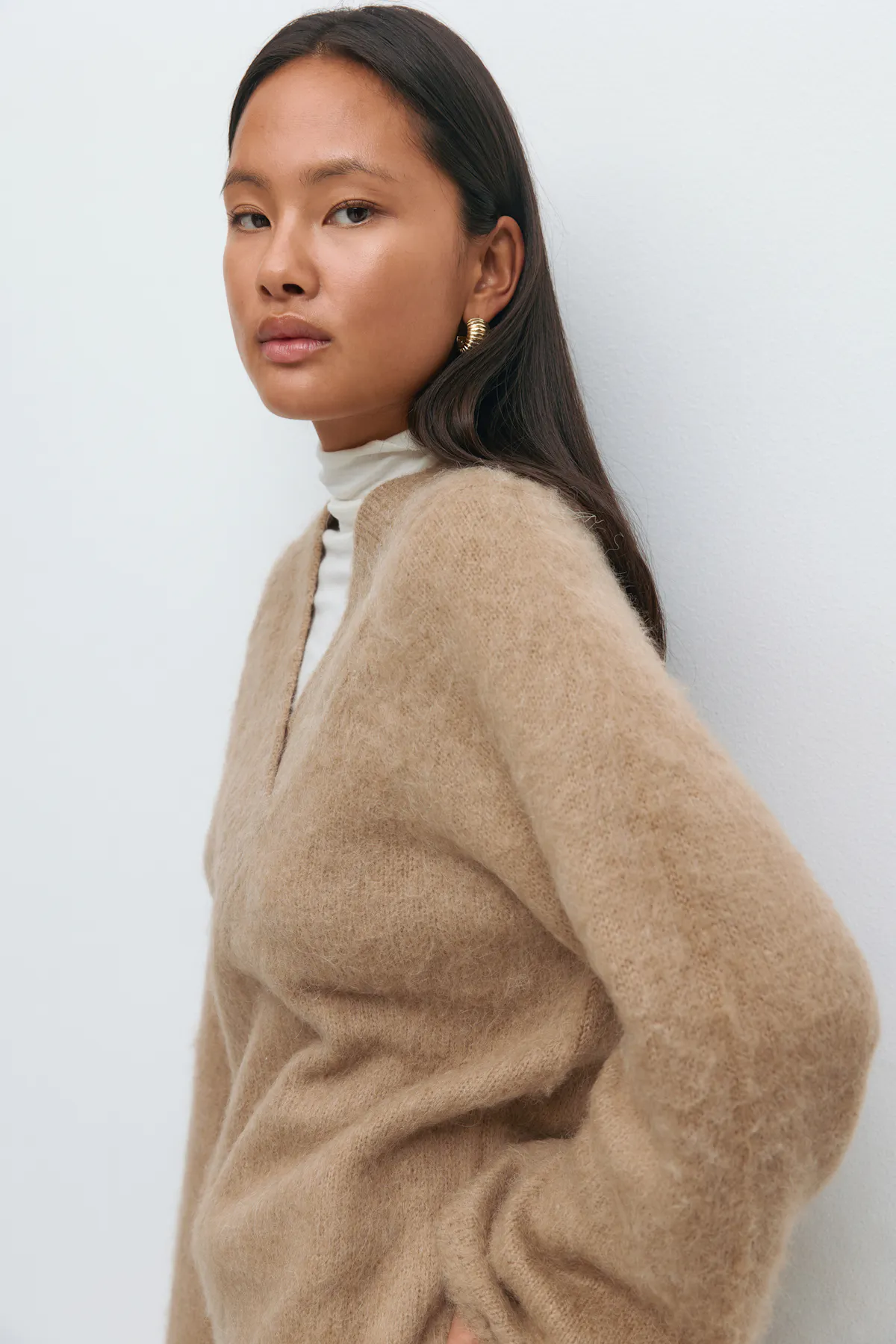 YOKE 19AW 5G MILANO RIB V-NECK KNIT 専用 MILANO RIB V-NECK - 1LDK