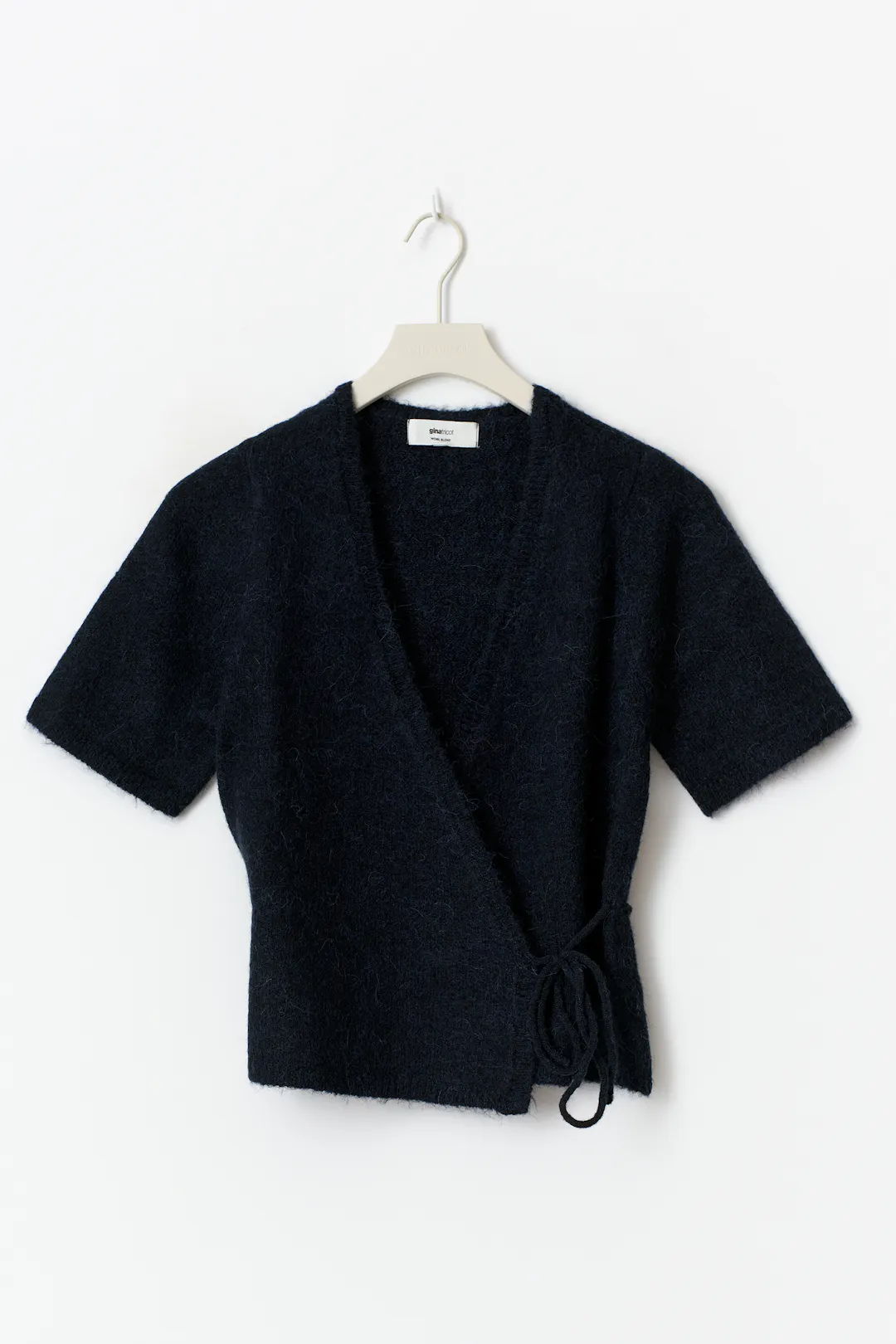 Wrap Top - katoen- kobalt blauw- wijdere versie main image 1