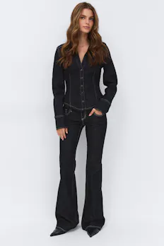 Ultra Low Flare Jeans