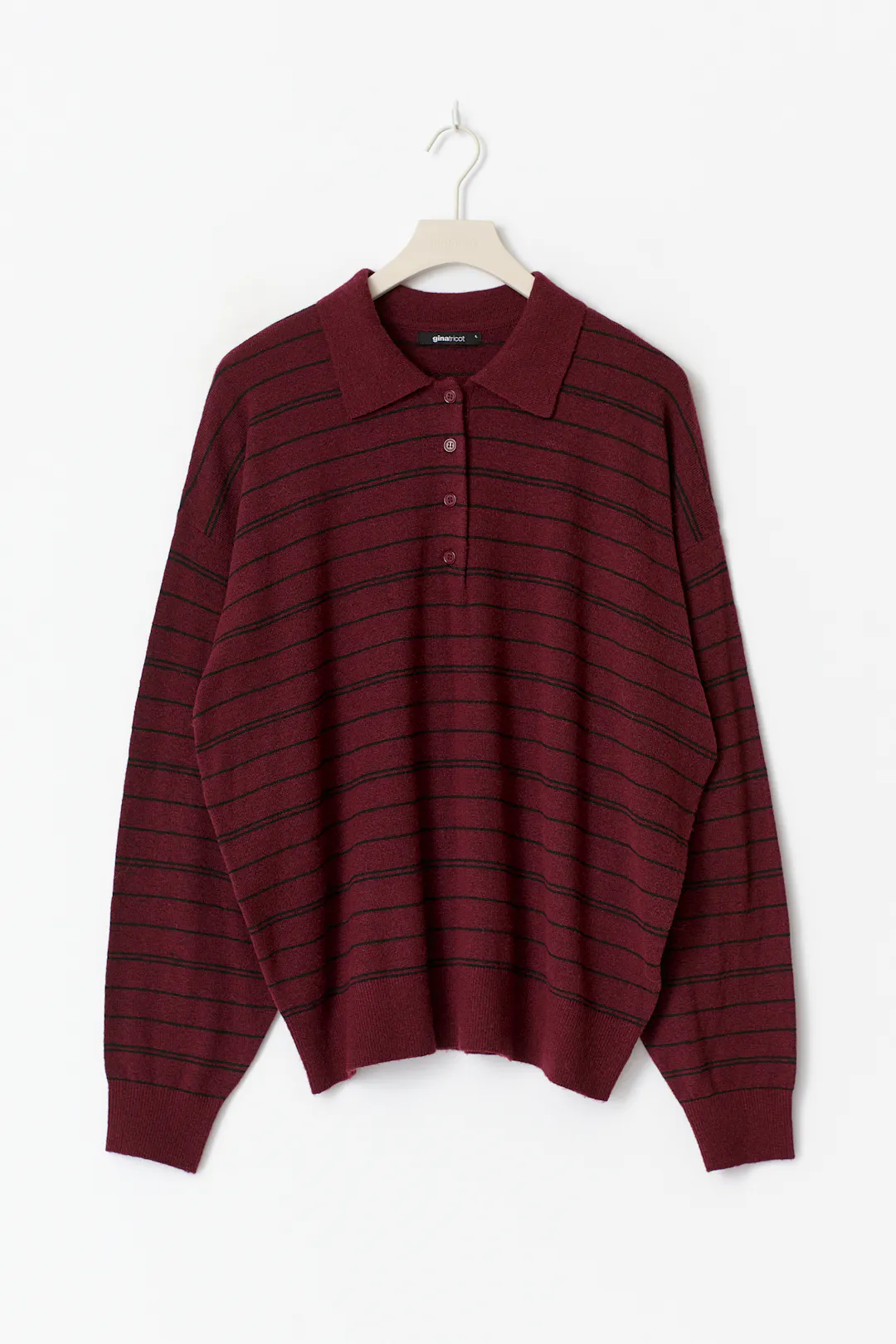 Tweed Tricot Collar Sweater