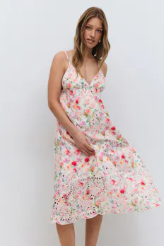 Broderie Anglais Dress