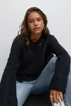 Y Knitted Sweater