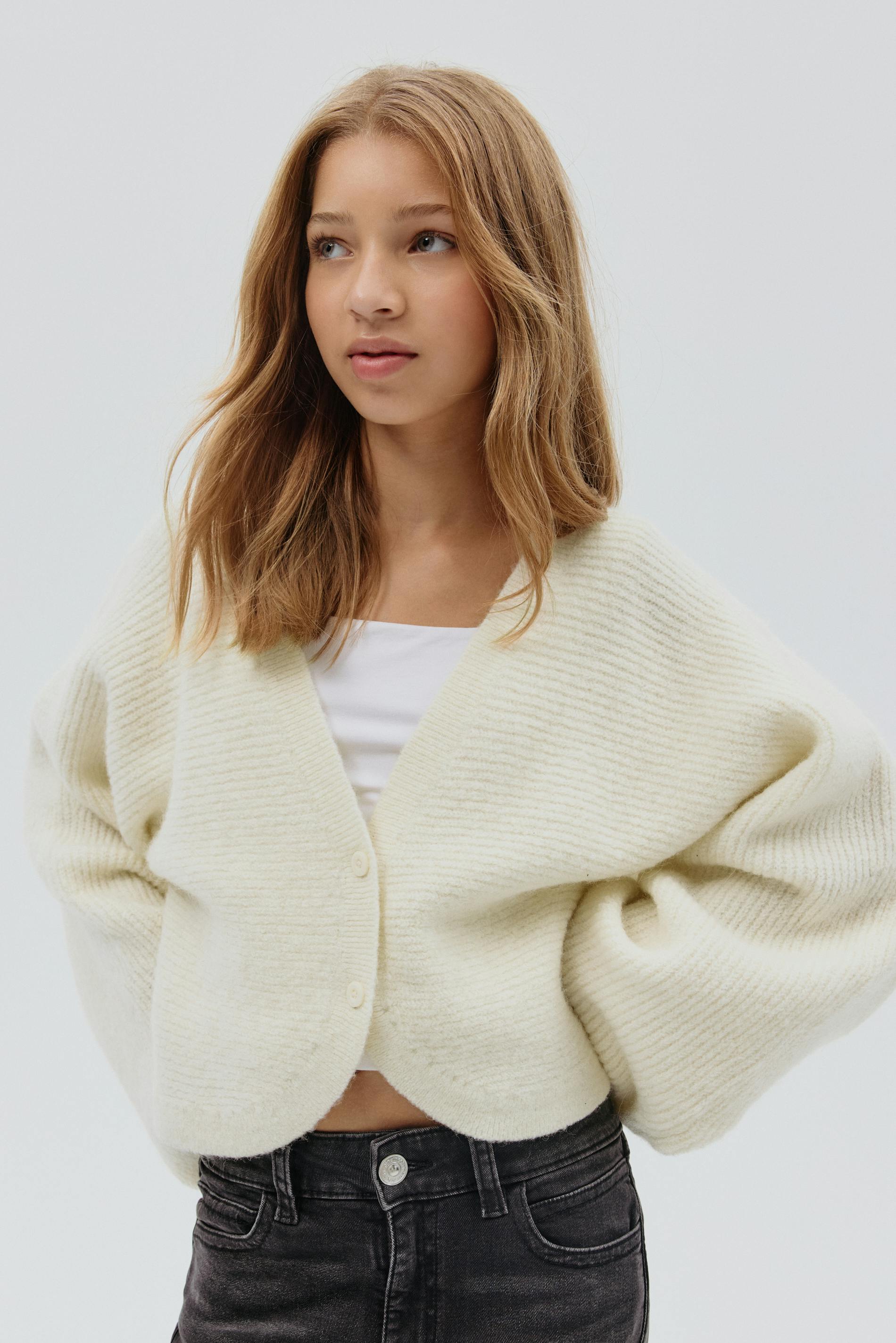 YILON MADE Cable knit bolero bare set Fuzzy Knitted Bolero