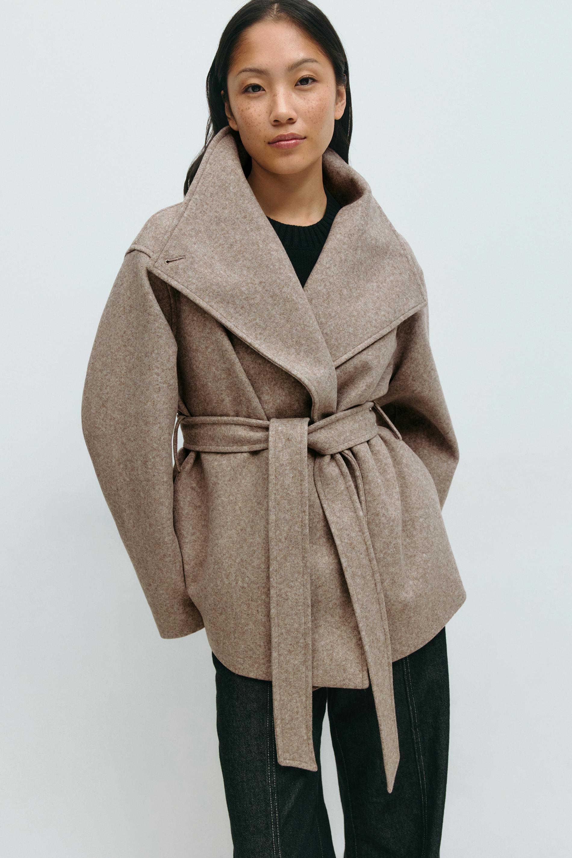 ジャケット・アウター Herlipto Two-Way Belted Cape Coat Amazon.com: CHARTOU Women's Elegant Poncho Double-Breast