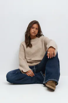 Y Oversized Knitted Sweater