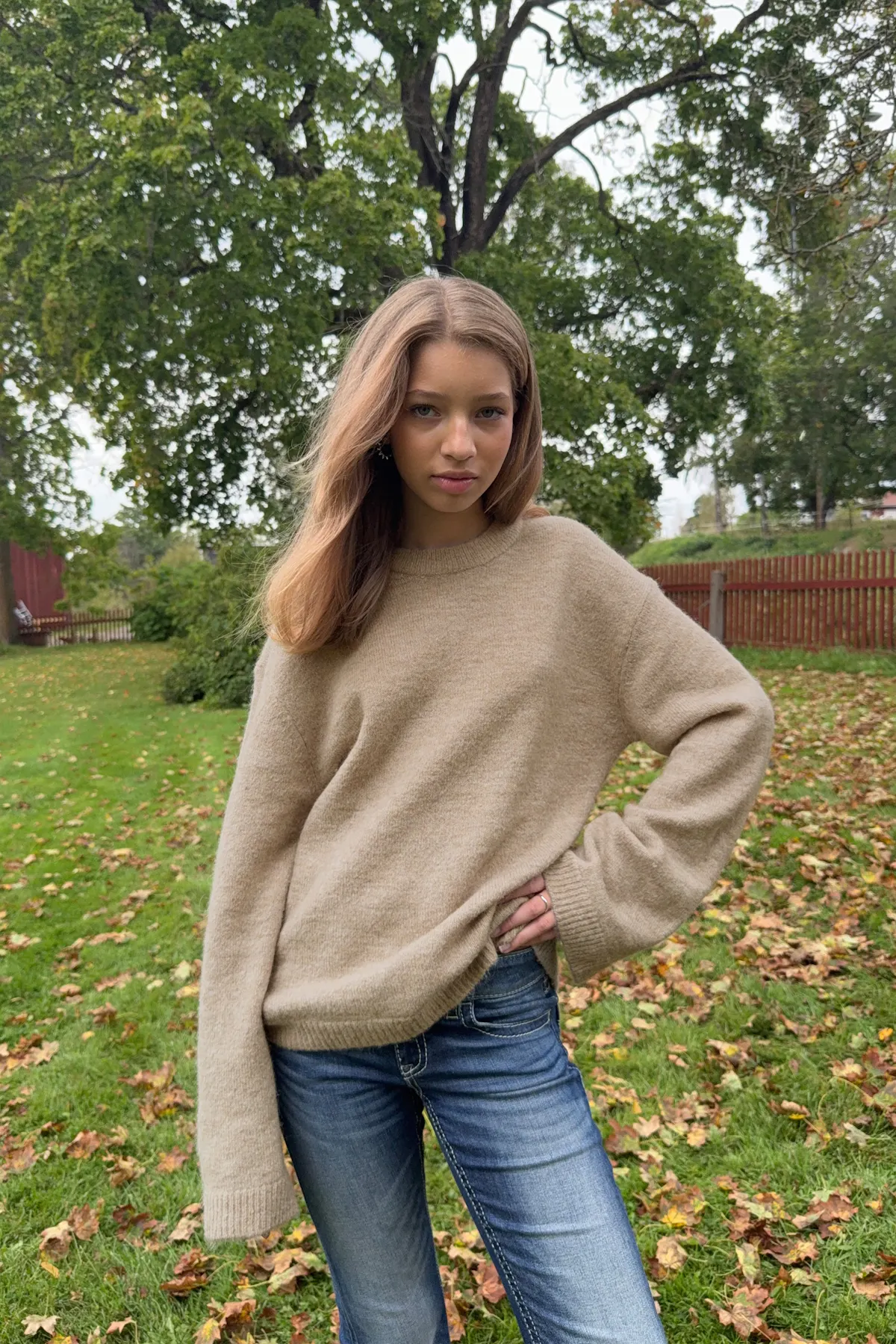 Y Oversized Knitted Sweater