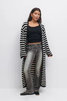 Front Pocket Bootcut Jeans