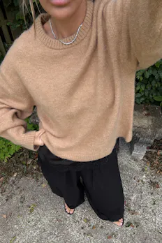 Crew Neck Knitted Sweater
