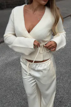 Knitted Wrap Cardigan