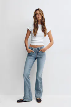 Y2k Low Twisted Bootcut Jeans