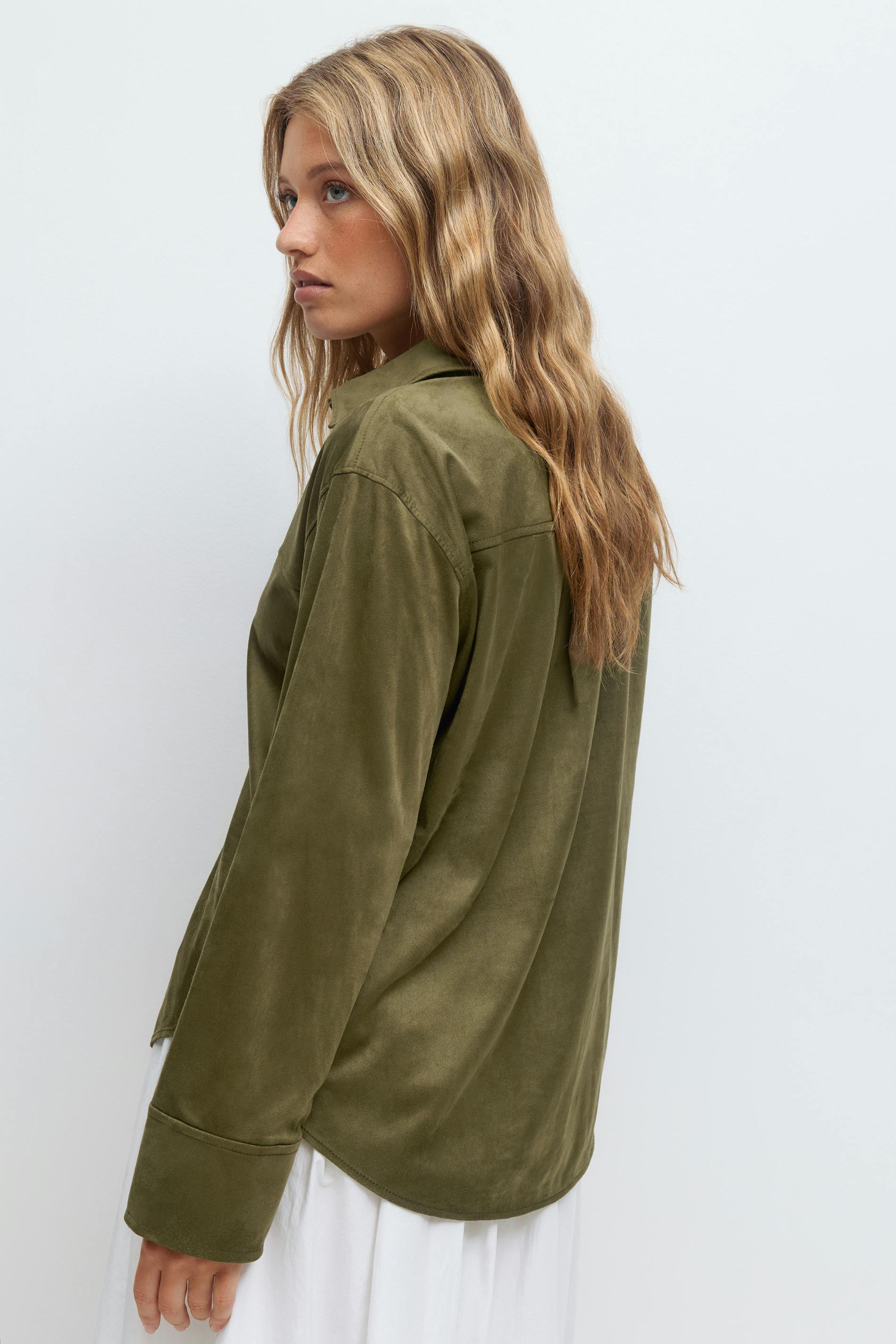 lyljy1111様OOTHO/Original Faux SuedeShirt OOTHO Original Faux Suede Shirt / Camel