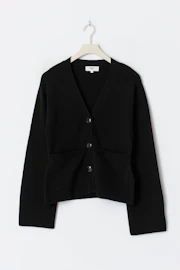 Merino wool knitted cardigan