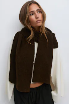 Rib Knitted Scarf