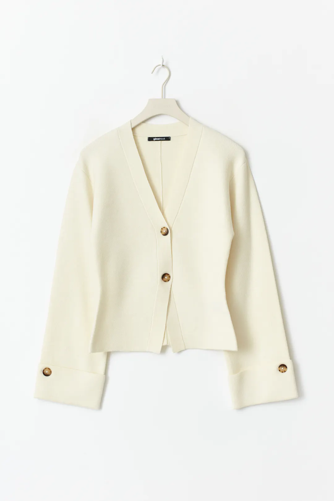 knitted sculptured cardigan