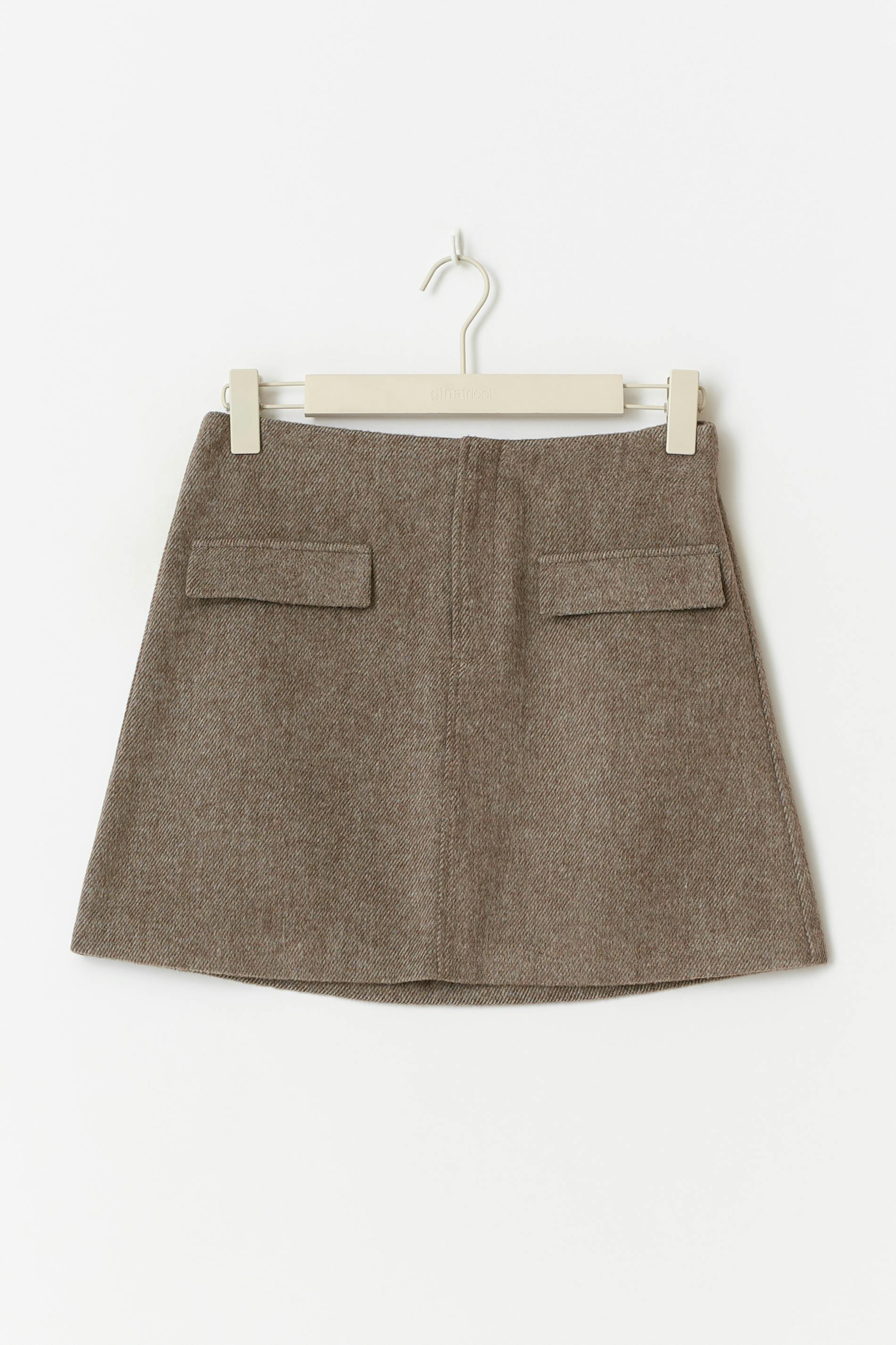 Tailored mini skirt