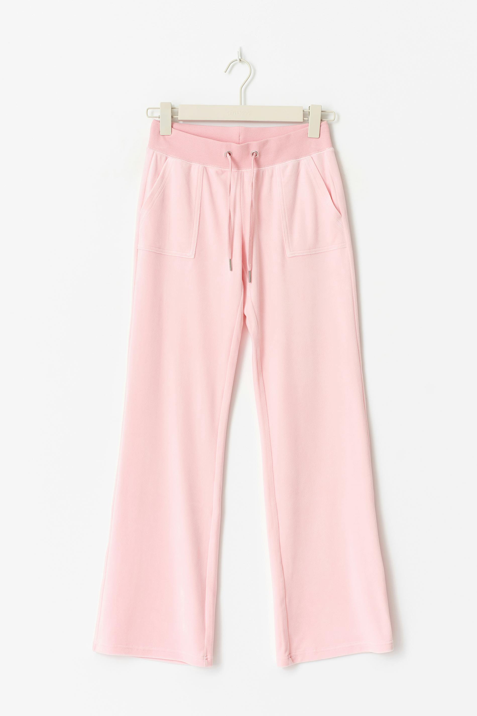 Gina Tricot - 14+ velour trousers tall - homewear - Rose - S - Femme