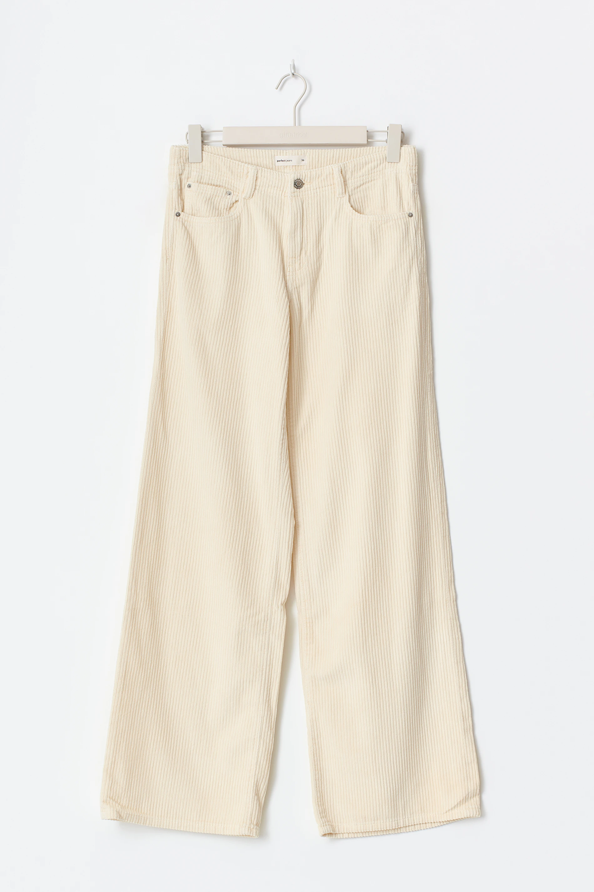 Gina Tricot Low wide cord jeans dam – bild 4