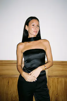 Satin Scarf Top