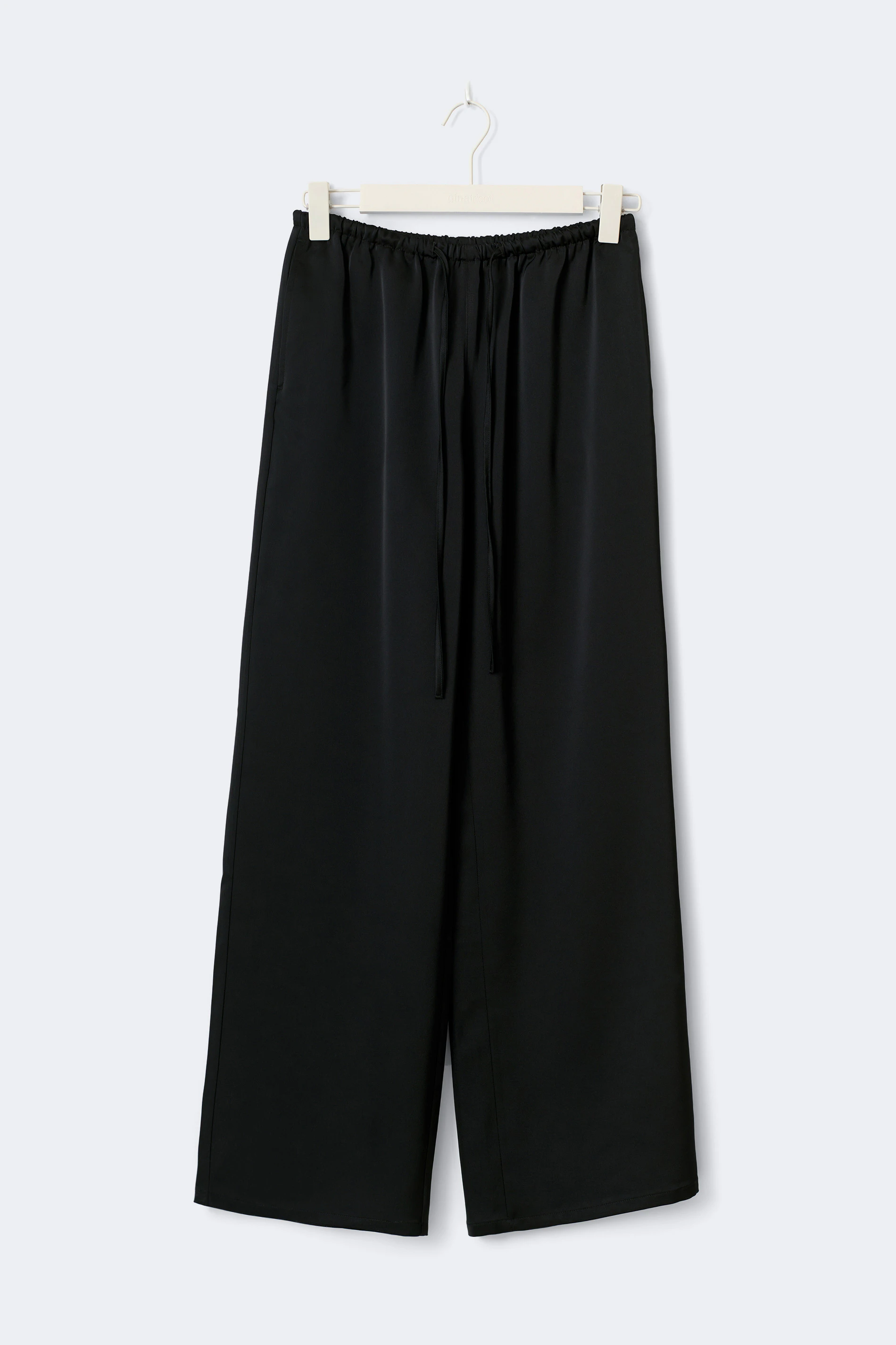 Gina Tricot Tall drawstring satin trousers dam