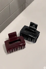 2-pack mini square hair clip